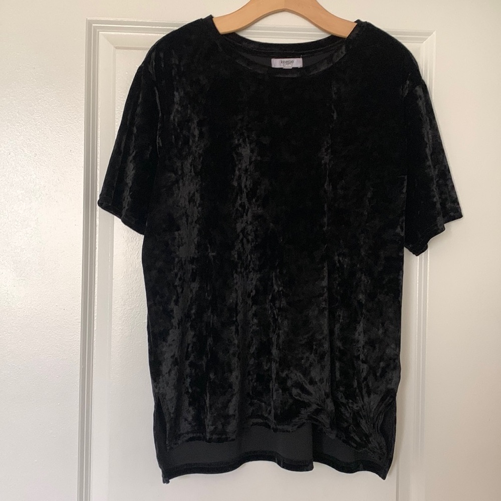 Kensie velvet top